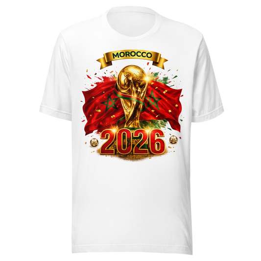 🇲🇦 MOROCCO 2026 – T-shirt Supporter