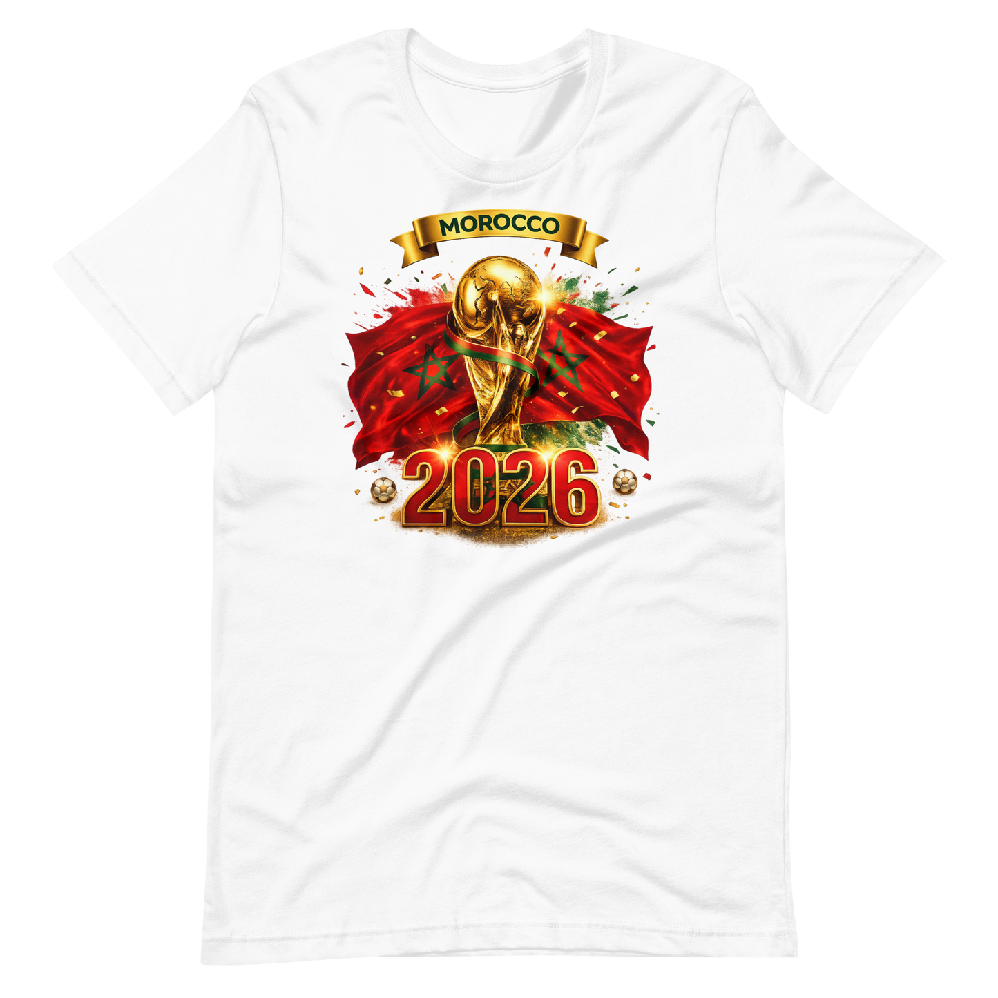 🇲🇦 MOROCCO 2026 – T-shirt Supporter