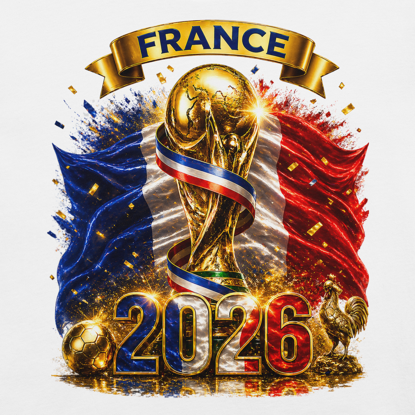 🇫🇷 FRANCE 2026 – Supporter T-Shirt