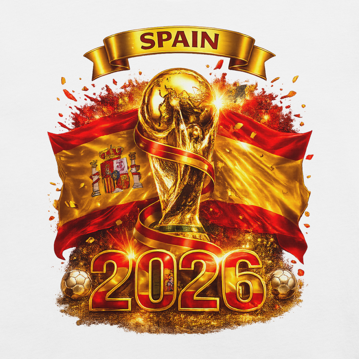 🇪🇸 SPAIN 2026 – Supporter T-Shirt