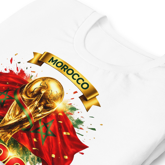 🇲🇦 MOROCCO 2026 – T-shirt Supporter